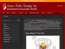 Tablet Screenshot of grassrootsenergy.com